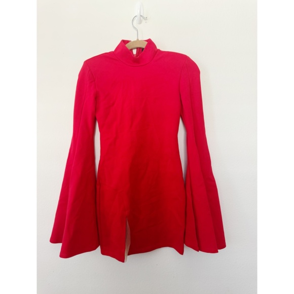 Michael Costello x REVOLVE Mr. Gibson Mini Dress in Red S - Picture 3 of 5